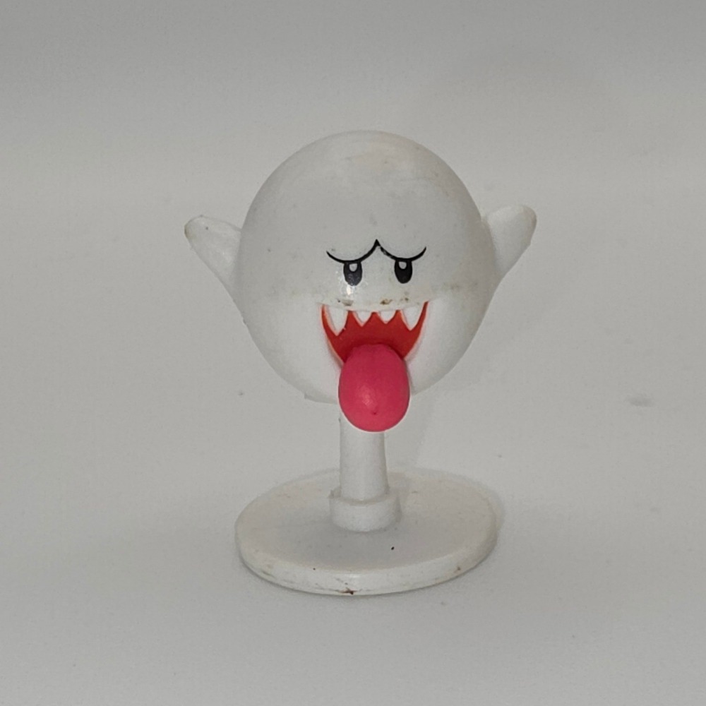 Nintendo Boo Ghost Mini Figure 1.5 inch White Fair L.S Super Mario Collectible